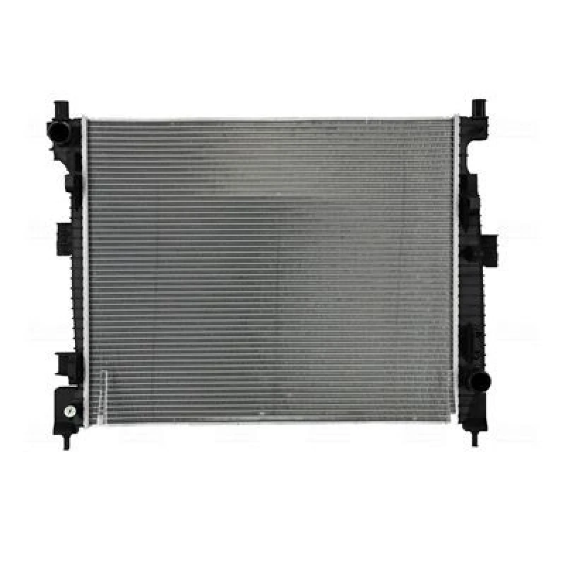 Image of NISSENS 607135 Engine radiator Aluminium, Brazed cooling fins, without expansion tank, without gasket/seal Radiator,engine cooling (470)