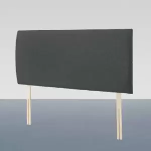 image of Airsprung 120Cm Small Double Langford Linoso Charcoal Headboard