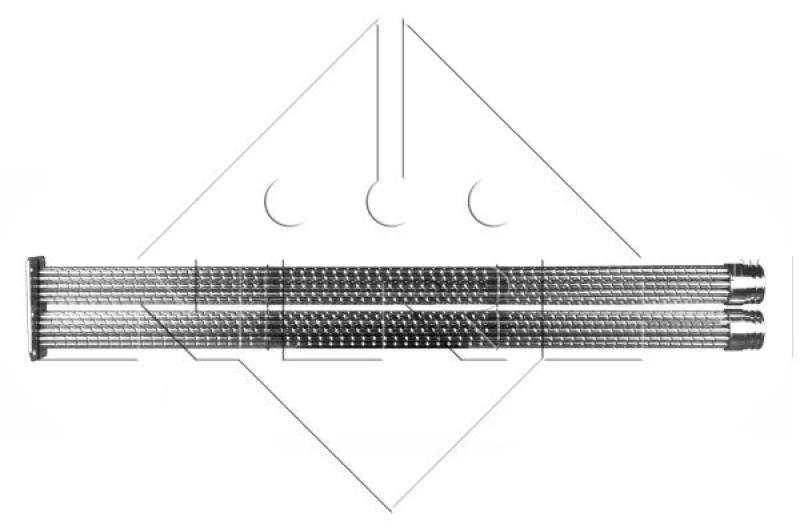 Image of NRF 48105 EGR Cooler EASY FIT with mounting parts Stainless Steel EGR Cooler (4032)