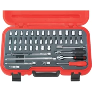 Image of 46PC MM/AF Socket Set 1/4" Sq Dr