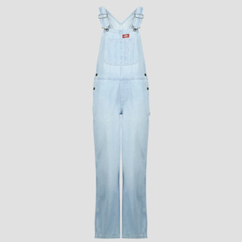 Image of Dickies Womens denim overalls Dickies Classic Bleu Female S