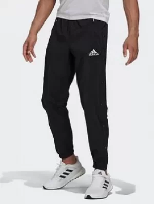 Image of adidas Fast-snap Joggers, Black Size M Men