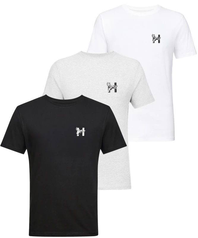Image of Henleys Triphen 3 Pack T-Shirt Multi male