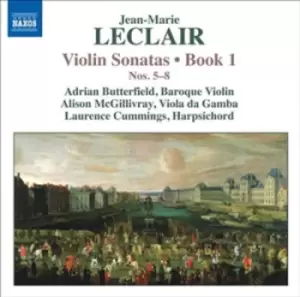 Image of Jean-Marie Leclair - Violin Sonatas, Book 1: Nos. 5-8 CD Album - Used