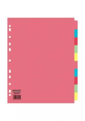 Image of ValueX Divider 10 Part A4 Extra Wide Manilla Coloured