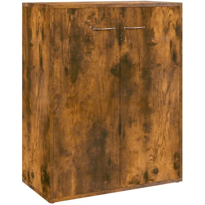 Image of Vidaxl Sideboard Smoked Oak 60X30X75cm Engineered Wood, Brown 815378