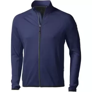 image of Elevate Mens Mani Power Fleece Full Zip Jacket (M) (Navy)