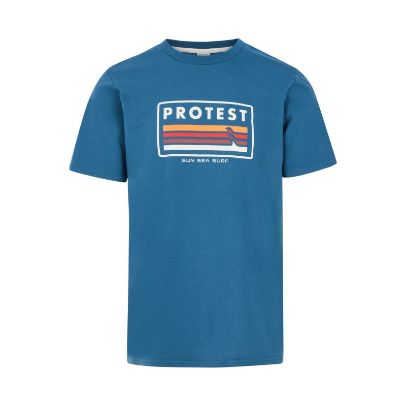 Image of Protest T-Shirt Protest Barn Bleu Male S