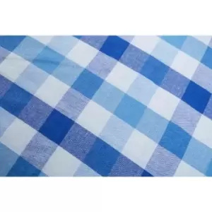 image of Interiors By Ph Toasted Blue And Heritage Blue Fabric Tablecloth