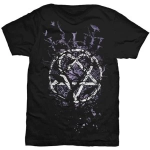 Image of HIM - Crows Unisex X-Large T-Shirt - Black