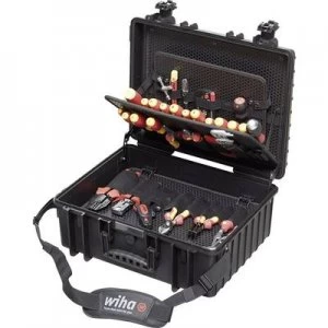 image of Wiha Professional 40523 Electrical contractors Tool box (+ tools) 80 Piece (L x W x H) 510 x 419 x 215 mm