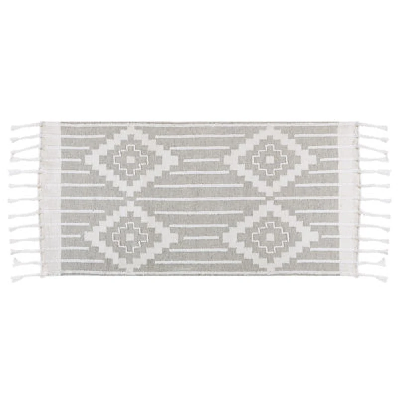 Image of Beliani Outdoor Rug Tabiat Grey 80 X 150 Cm