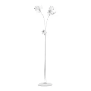 image of Onli Clara 2 Light Multi Arm Floor Lamp, White