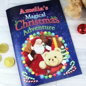 Image of Personalised Magical Christmas Adventure Story Book, Multi
