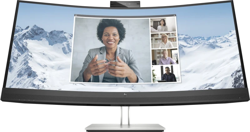 Image of HP E34m G4 WQHD Curved USB-C Conferencing Monitor 40Z26AA#ABB