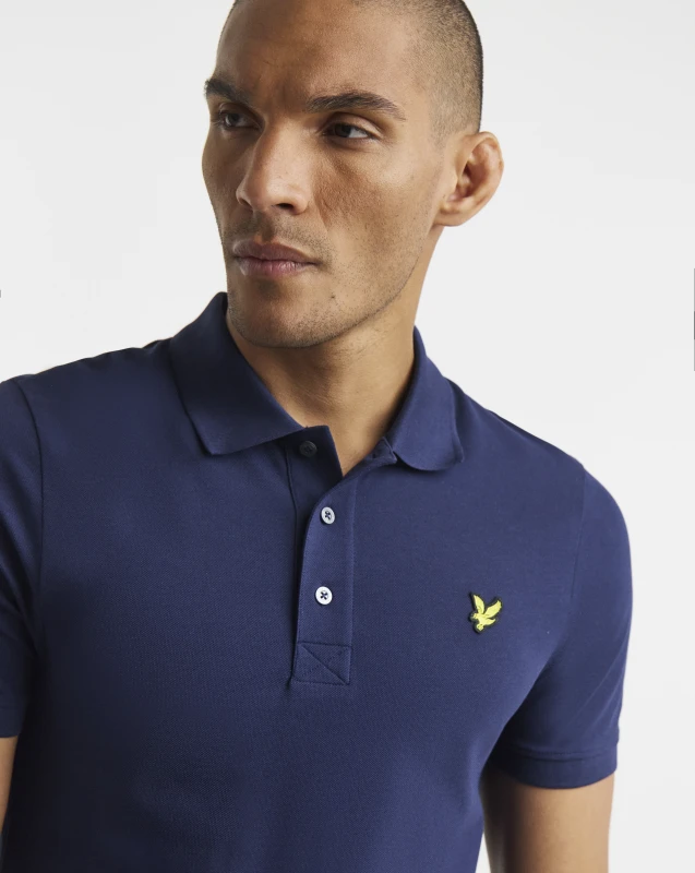 Image of Lyle and Scott Lyle LS Polo Shirt - Blue Blue 3XL