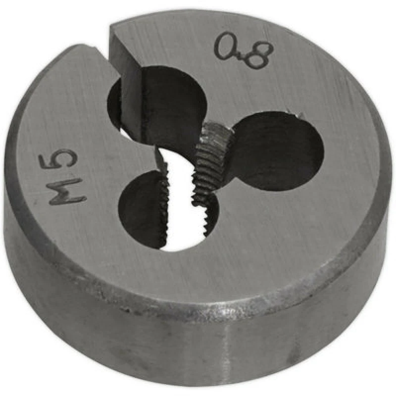 Image of Loops M5 x 0.8mm Metric Split Die - Quality Steel - Bar / Bolt Threading Bit & Case Metallics