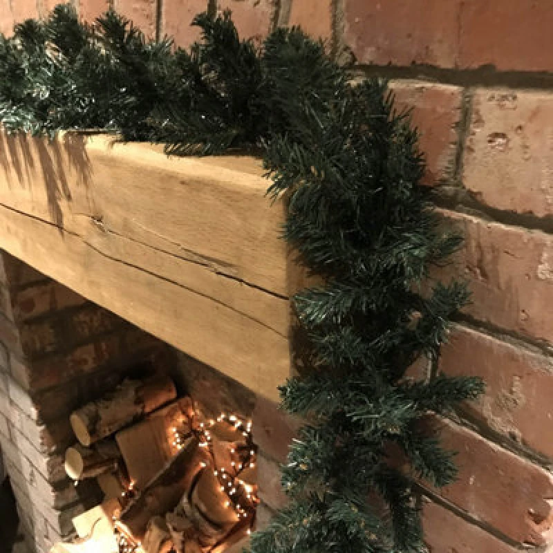Image of Samuel Alexander 3 Pack: 2.7M (9ft) X 20Cm Canadian Pine Christmas Garland Plain Green