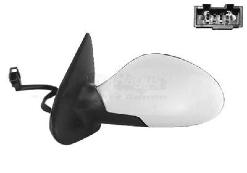 Image of VAN WEZEL Wing mirror VAN WEZEL 4934817