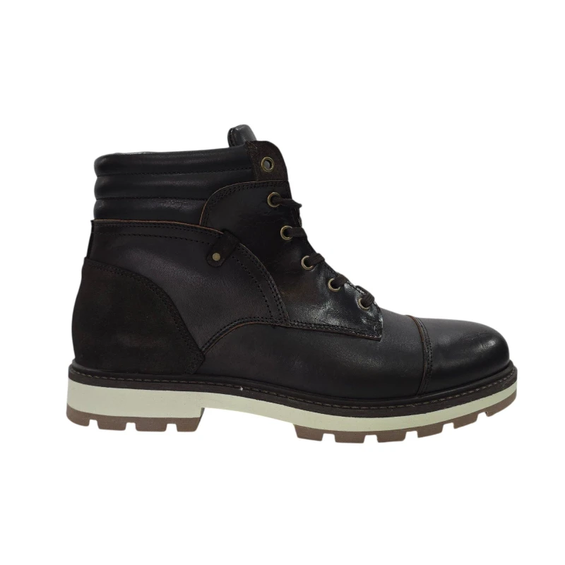 Image of Firetrap Mens Tauri Hiker Rugged Boots Dark Brown male 7 (41)
