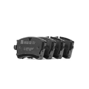 Image of ZIMMERMANN Brake pad set incl. wear warning contact 25214.175.4 Brake pads,Brake pad set, disc brake AUDI,PORSCHE,A4 Avant (8K5, B8)
