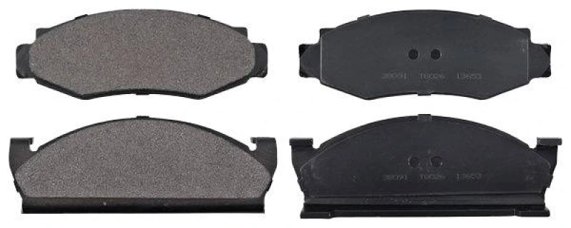 Image of A.B.S. 38091 Brake pad set without integrated wear sensor Brake Pad Set,disc brake (402)