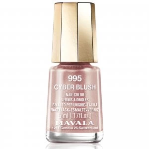 Image of Mavala Cyber Chic Mini Colour Nail Varnish 5ml (Various Shades) - Cyber Blush