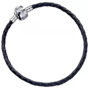 Image of Harry Potter Black Leather Charm Bracelet for Slider Charms Medium19cm