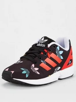 Image of Adidas Originals Originals Zx Flux Childrens Trainer - Core Black