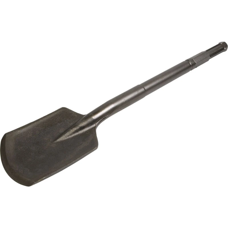 Image of Loops 110 x 520mm Clay Breaker Spade Bit - Hilti TP805 TE905 TE1000 - Impact Chisel Metallics