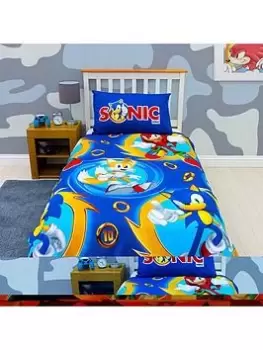 image of Sonic the Hedgehog Speed Single Duvet Set, Blue