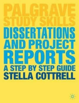 Image of Dissertations and Project Reports by Stella Cottrell Paperback