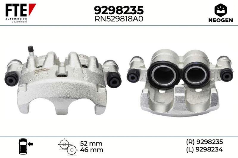 Image of Brake caliper FTE 9298235
