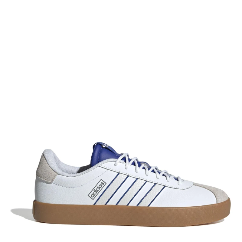 Image of adidas VL Court 3.0 Trainers Mens White/Blue male 7 (40.7)