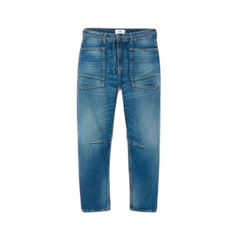 Image of Le Temps des cerises Wide Leg Jeans For Her Le Temps des cerises Madie Bleu Female 28