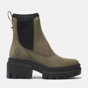 Timberland Everleigh Chelsea Boot For Her In Dark Green Green, Size 7