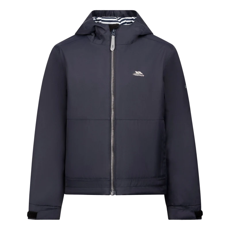 Image of Trespass Malio Waterproof Jacket in Black Size: 3-4 Years Black Unisex 3-4 Years