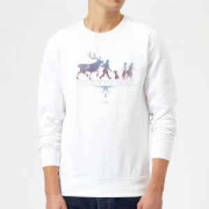 Frozen 2 Believe In The Journey Sweatshirt - White - XXL