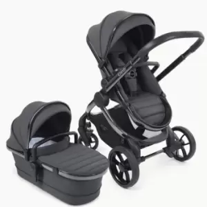 Image of iCandy Peach 7 Combo Set Pushchair and Carrycot Dark Grey Phantom