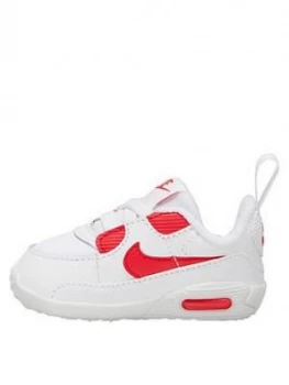 Image of Nike Air Max 90 Infant Crib Shoe - White Red