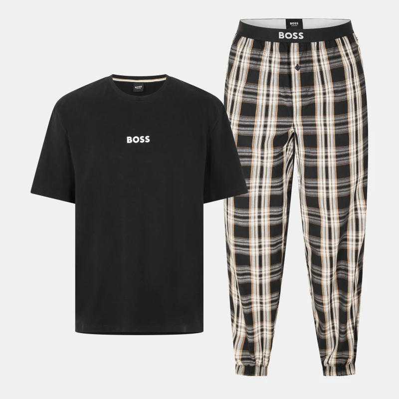Image of Boss Easy Long Set Tshirt 10269540 Black 003 male M