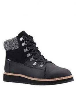 Image of Toms Toms Mesa Waterproof Ankle Boot, Black, Size 4, Women