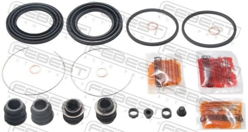 Image of FEBEST 0175-190F Brake Caliper Repair Kit Front Axle Repair Kit,brake caliper (405)