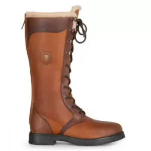 Image of Moretta Womens/Ladies Jovanne Leather Country Boots (7 UK) (Brown)