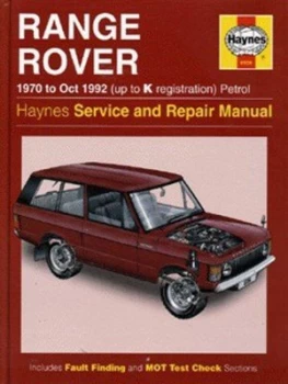 Image of Range Rover Service and Repair Manual by P Methuen and Ian Coomber Hardback