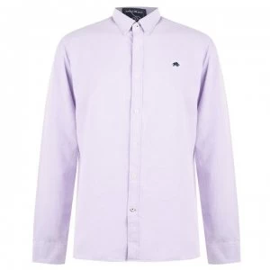 image of Raging Bull Raging Long Sleeve Oxford Shirt - Purple78