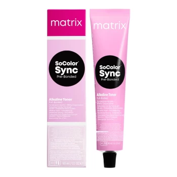 Image of Matrix SoColor Sync Pre-Bonded Alkaline Toner, Mocha Palette - 7AM 90ml
