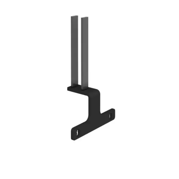 Image of Dams Screen bracket for intermediate back to back Adapt and Fuze desks - Black EDILSB-K