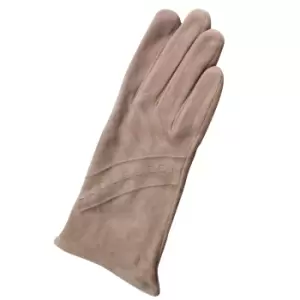 image of Eastern Counties Leather Womens/Ladies Sian Suede Gloves (L) (Taupe)