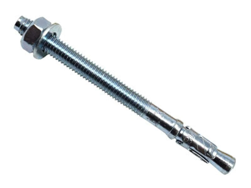 Image of Masonmate 0841Eta540100 Zinc Plated Through Bolt M8 X 100mm 100 Mamtbzm8100